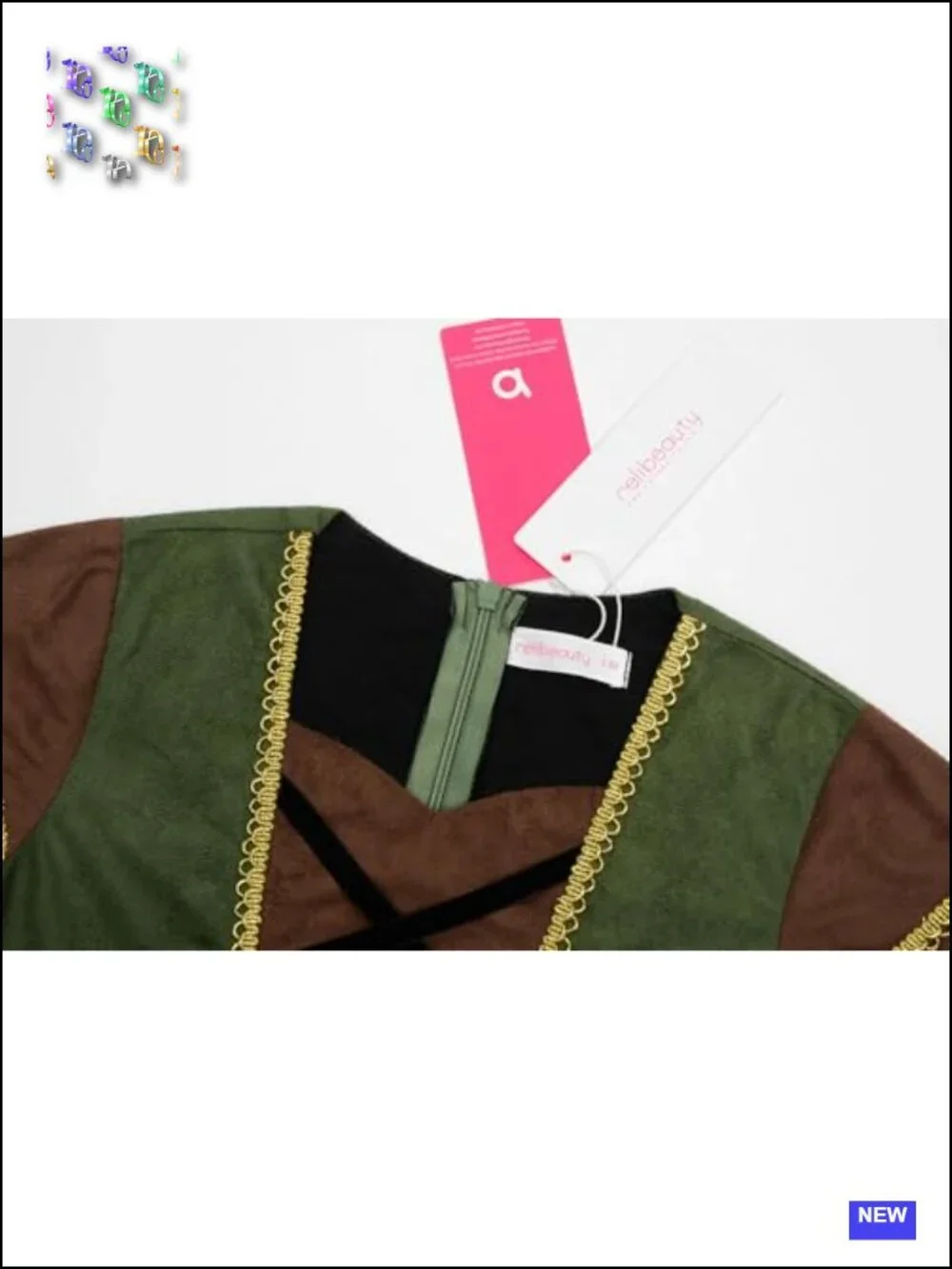 Girls Archer Costume with Cape and Toy Accessories